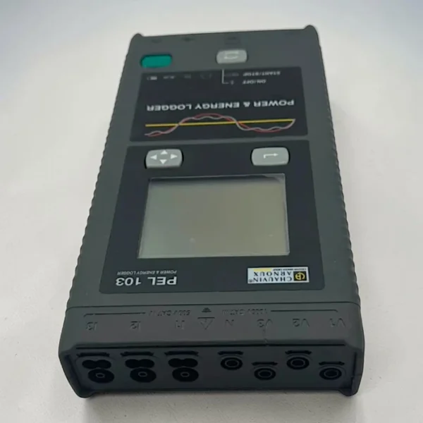Chauvin Arnoux PEL 103 Power and Energy Logger Front Panel and Input Terminals