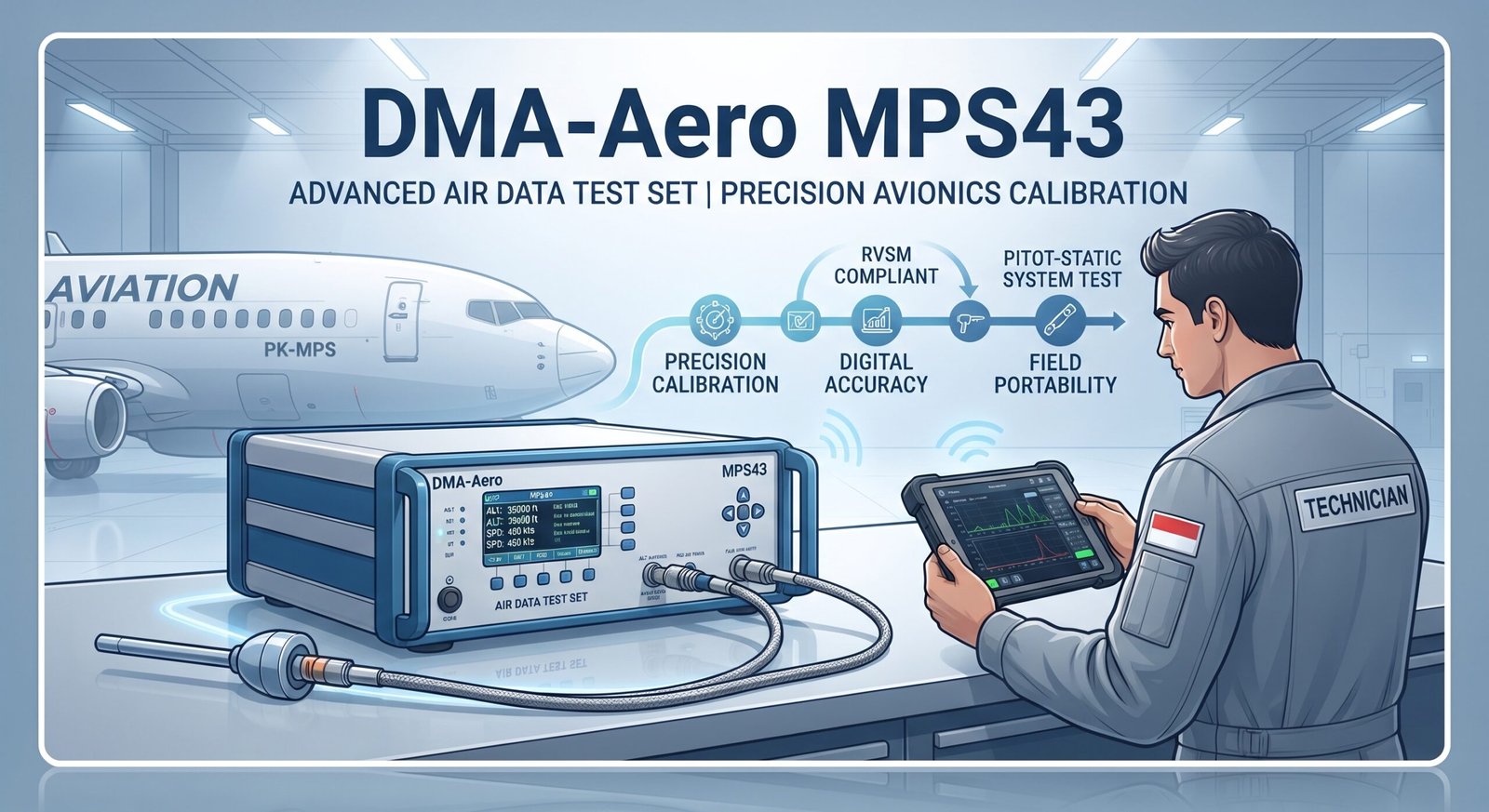 DMA-Aero MPS43 Air Data Test Set
